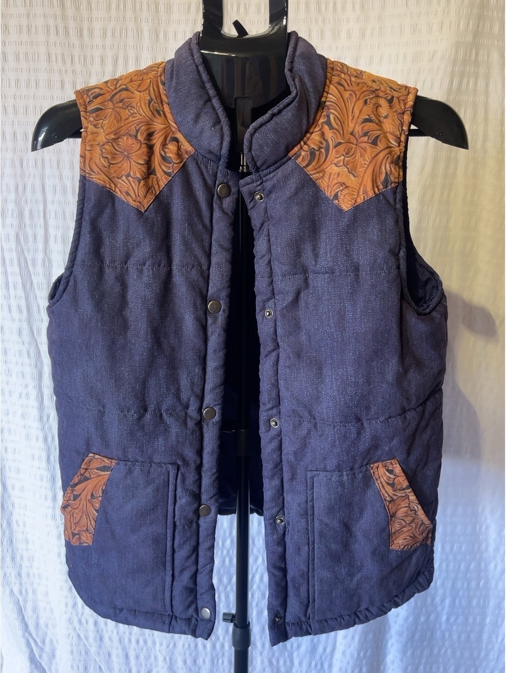 Crazy Train Clothing Women’s Western Puffer Vest | Size S